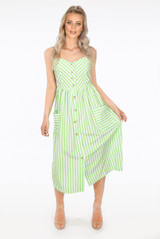 Stripes Button Down Day Dress