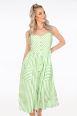 Stripes Button Down Day Dress