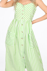 Stripes Button Down Day Dress