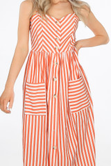 Stripes Button Down Day Dress
