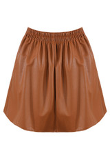 Faux Leather Mini Skirt