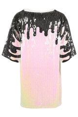 Sequin Monster T-Shirt Dress