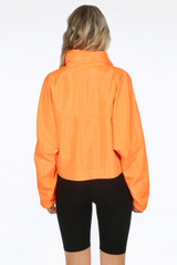 Neon Hooded Rain Jacket