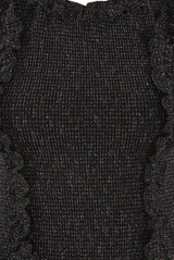 Metallic Thread Frill Top