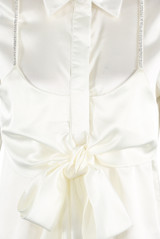 Satin Tie Up Cami Overlay Shirt