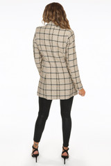 Glen Plaid Check Longline Coats
