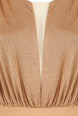 Soft Touch Drape Mesh Front Bodysuit