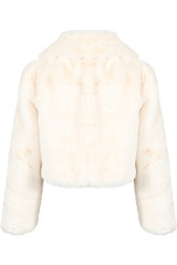 Teddy Faux Fur Cropped Jacket