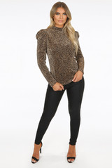 Wax Finish Skinny Jeans