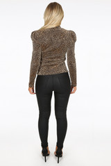 Wax Finish Skinny Jeans