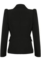 Puff Shoulders Double Breast Blazer