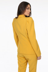 Puff Shoulders Double Breast Blazer