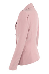 Puff Shoulders Double Breast Blazer