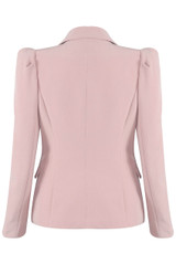 Puff Shoulders Double Breast Blazer