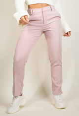 Tailored Ankle Slit Trouser