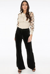 Corduroy Wide Leg Trousers