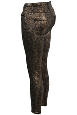 Reptile Foil Skinny Jeans