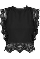 Crochet Lace Crop Tops