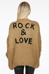 'ROCK & LOVE' Cable Knit Cardigan