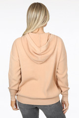 'HAPPY' Slogan Hoodie 