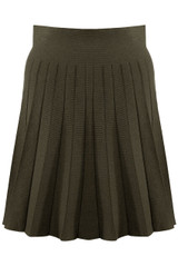 Knitted Box Pleat Skirt