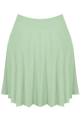 Knitted Box Pleat Skirt