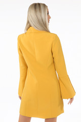 Asymmetric Blazer Dress