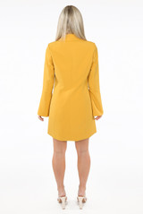 Asymmetric Blazer Dress