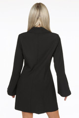 Asymmetric Blazer Dress