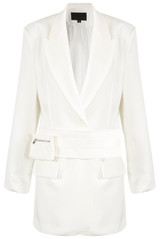 Oversized Blazer With Origami Waist Belt