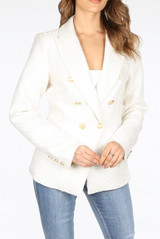 Knit Thread Double Breast Blazers