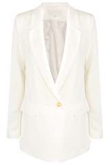 Flapped Pockets Oversize Blazer