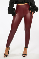 High Waist Sleek PU Leggings - New Colours High Waist Sleek PU Leggings - New Colours