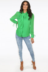 Lace Trim Washed Denim Jeans