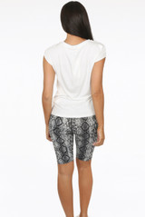 Reptile Print Knee Length Trouser