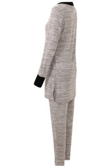 Lightweight Tie Neck Tunic & Trouser Set - 3 Colours