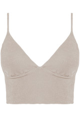 Ribbed Adjustable Strap Bralet