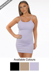 Ribbed Mini Dress