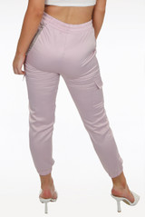 Elasticated Waist Chain Trim Joggers