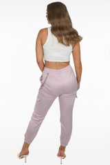 Elasticated Waist Chain Trim Joggers