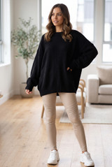 Biker Style High Waist Leggings