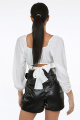 Embroidery Lace Button Up Blouse