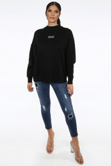 'ROCK & ROLL' Slogan Round Neck Jumper - 5 Colours