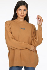 'ROCK & ROLL' Slogan Round Neck Jumper - 5 Colours