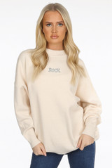 'ROCK & ROLL' Slogan Round Neck Jumper - 5 Colours