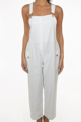 Front Metal Button Closure Jumpsuit
