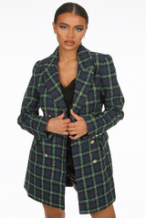 Glen Plaid Wool Overcoat - 2 Colours