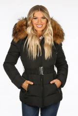 Fur Hooded Puffer Jacket 