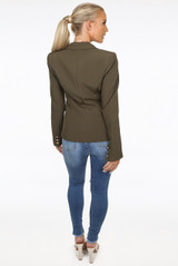 Golden Button Double Breast Winter Blazer - 8 Colours