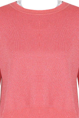 Back Slit Lined Peplum Hem Jumper 